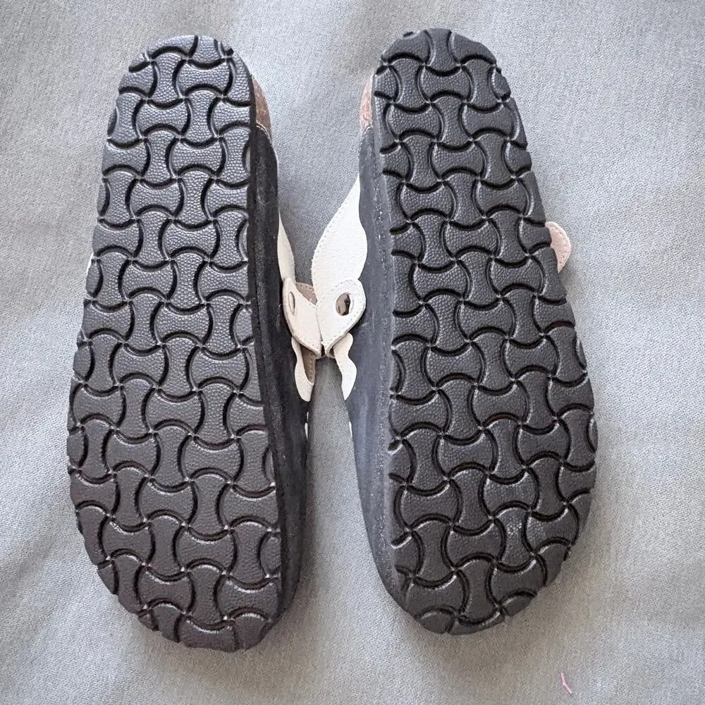 Wholeopolis Panda Crossfire Walkers clogs black flame cross Men's 10/11